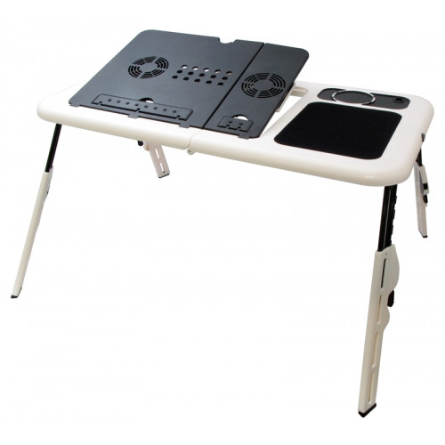 Многофункциональный столик для ноутбука с охлаждением E-Table - подставка для ноутбука - фото 2 - id-p254282950
