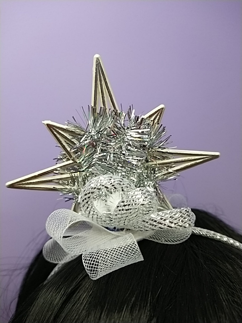 Дитячий новорічний обруч сніжинка, фото 1