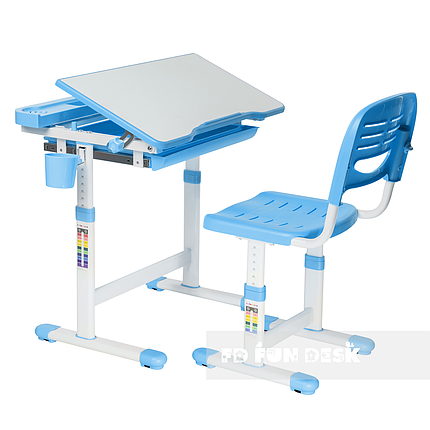 Дитяча парта зі стільчиком FunDesk Cantare Blue 515717, фото 2
