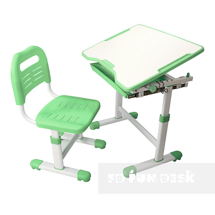 Комплект парта та стілець-трансформери FunDesk Sole Green 221901, фото 2
