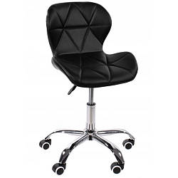 Офісне крісло операторське для персоналу Bonro B-531 крісло на колесах для офісу комп'ютерне чорне