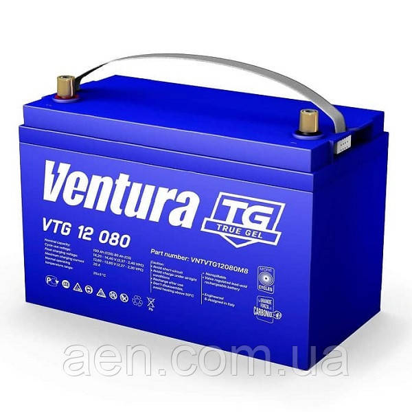 Акумулятор Ventura VTG 12-080 M8 Gel (GEL,12В, 80 А·год)