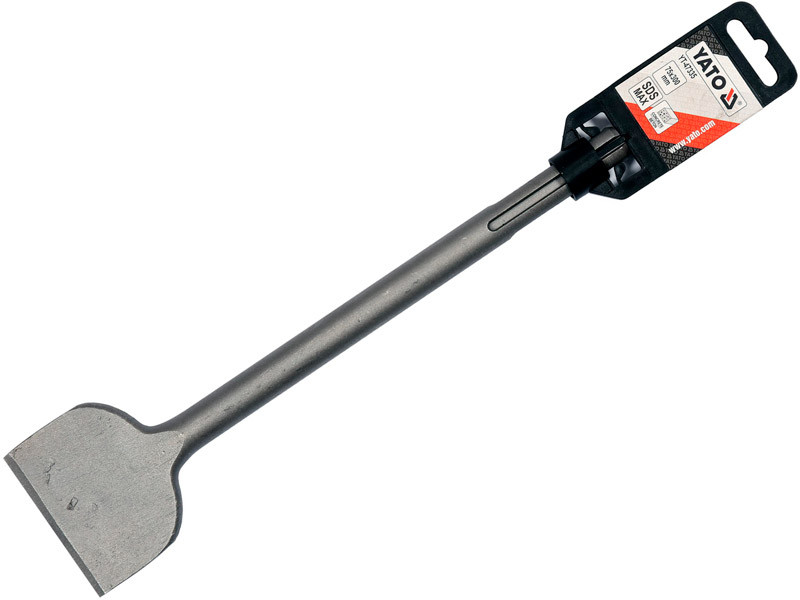Широке зубило для перфоратора 300х75мм SDS-Max Yato YT-47335