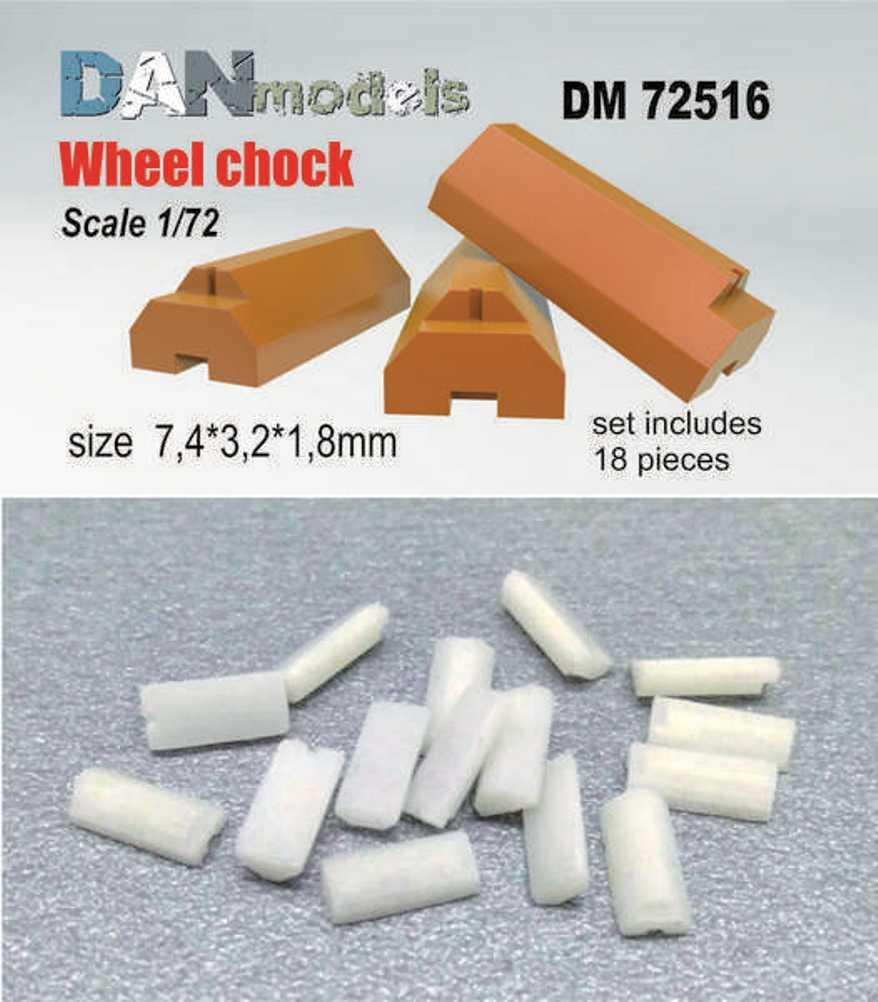 Колодки стопорні літакові, набір №4. Фототравлення деталі. 1/72 DANMODELS DM72506