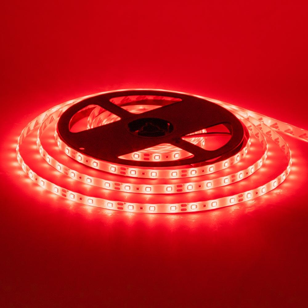 Led-стрічка світлодіодна 12 В червона smd2835 60 LED/m IP20 (лед стрічка, діодна стрічка)
