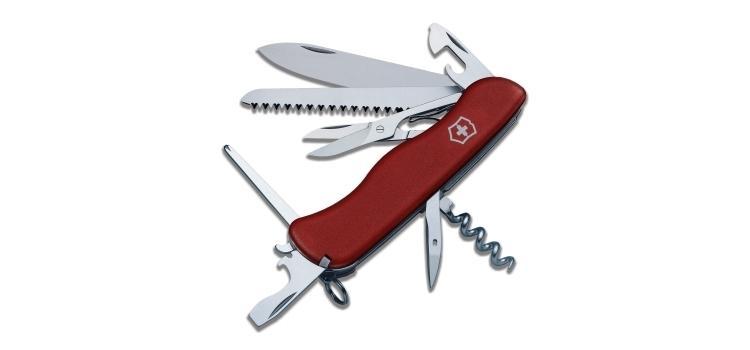 Ніж червоний нейлон OUTRIDER з високоміцної нержавіючої сталі Victorinox, 11,1 см