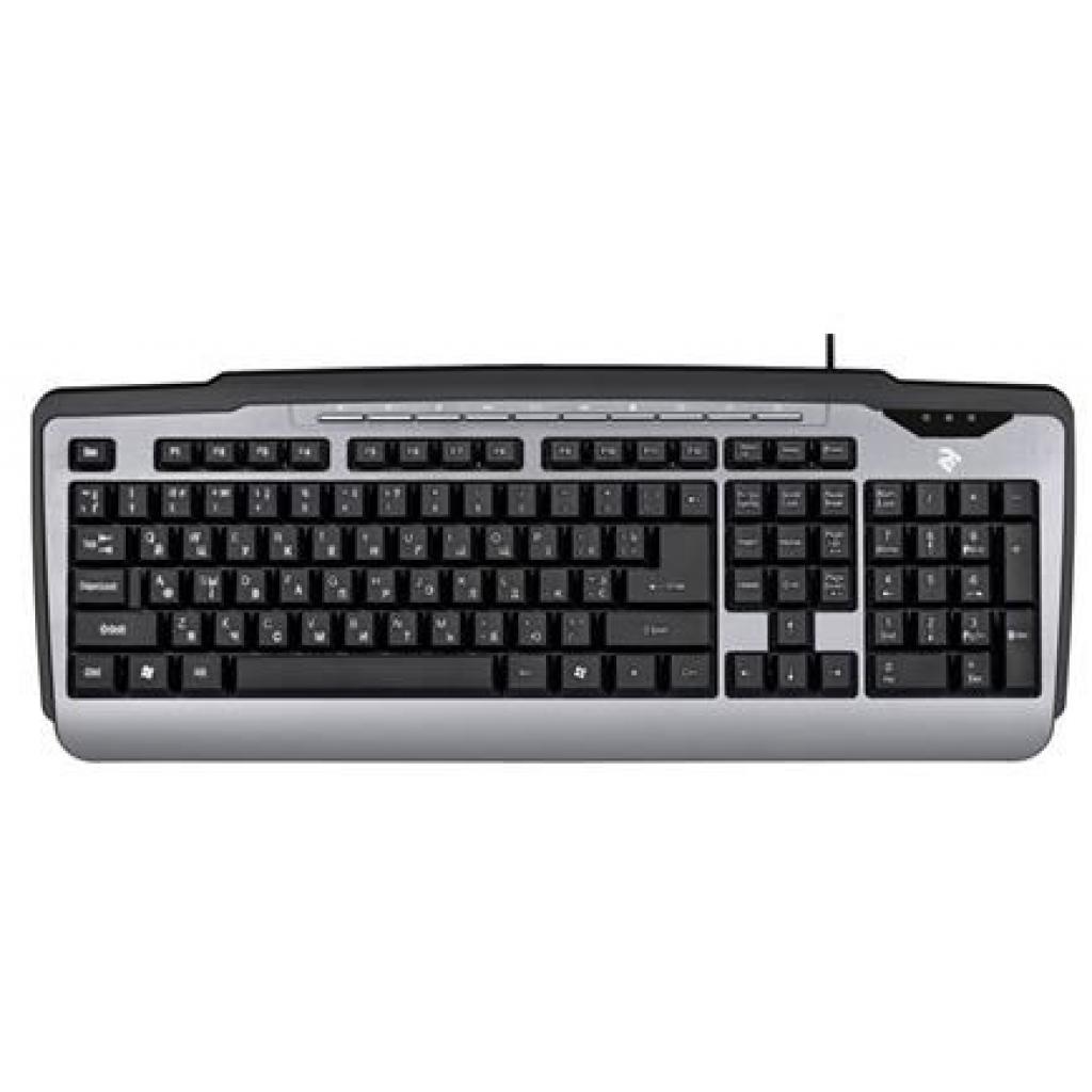Клавіатура 2E KM1010 USB Gray