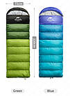 Спальний мішок Naturehike Envelope style U350 NH17S010-D peacock blue, фото 4