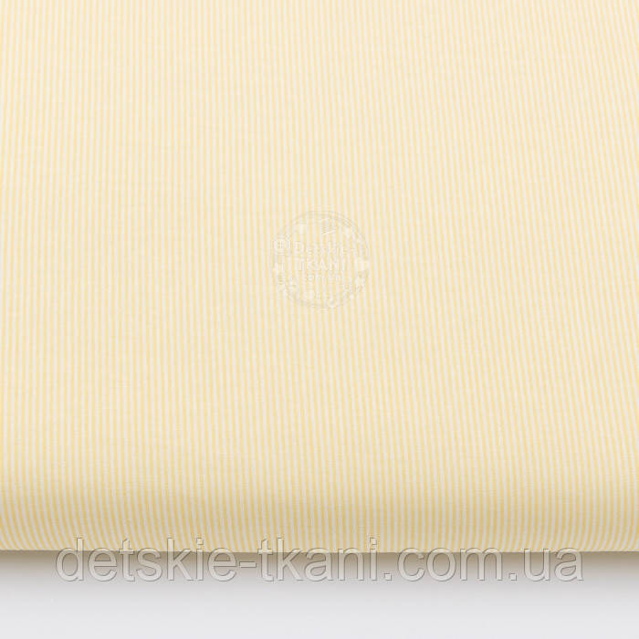 Бязь "Макарони" жовтого кольору (№307)