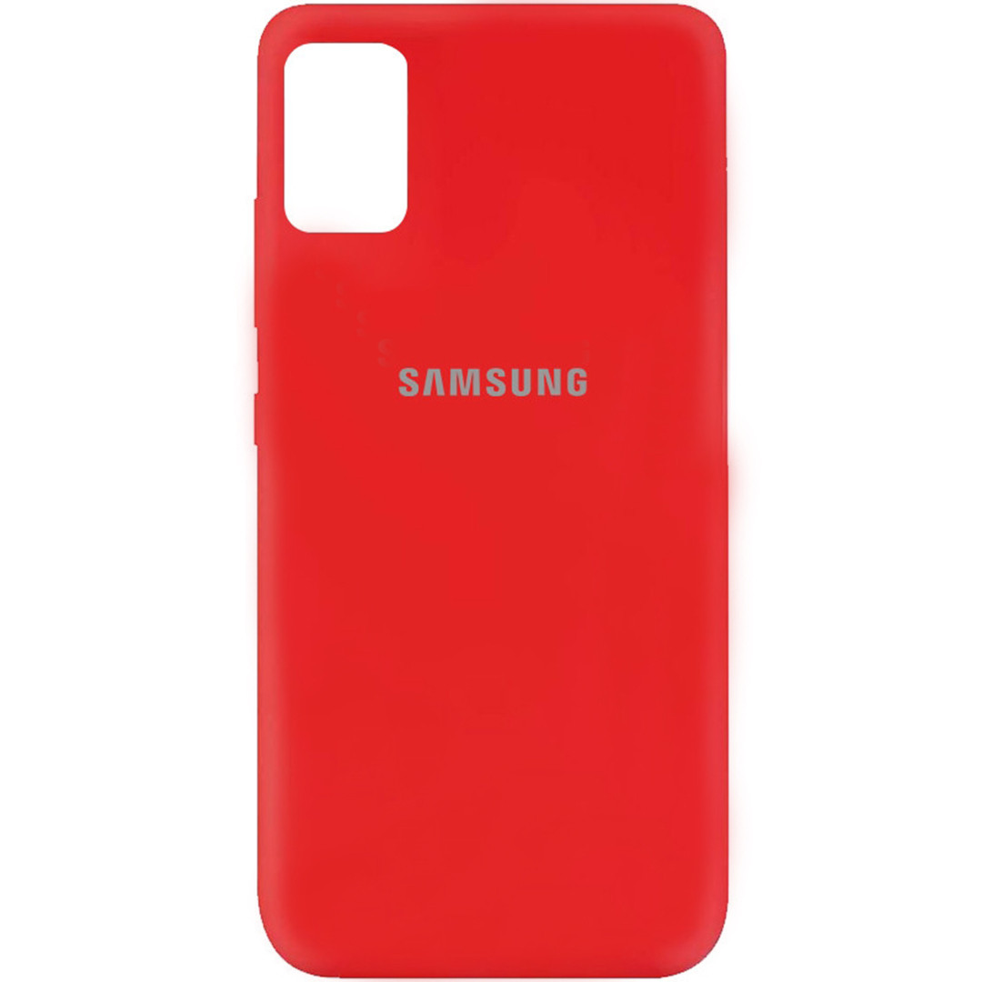 Силіконовий чохол для Samsung Galaxy M31S (SM-M317), My Colors, червоний, мікрофібра всередині