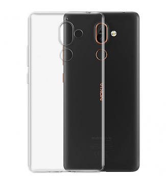 Прозорий силіконовий чохол для Nokia (Нокиа) 7.1 plus