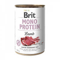 Консервы для собак Brit Mono Protein Lamb с ягненком 400 г