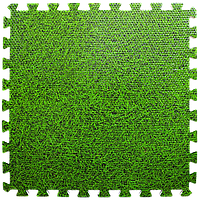 Підлоги-пазли на підлогу Зелена трава 600*600*10 мм м'яка підлога пазл ЕВА панелі-пазли (Пол-МР4)