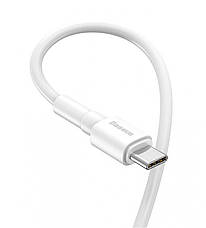 Кабель для зарядки телефона/ смартфона Baseus Mini USB-Type-C 3A 1м Білий (CATSW-02), фото 5