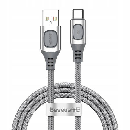 Кабель для зарядки телефона/ смартфона Baseus USB - Type-C 5 A 1 м Сріблястий (CATSS-A0S), фото 1