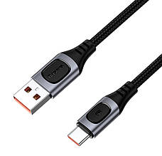 Кабель для зарядки телефона/ смартфона Baseus USB - Type-C 5 A 1 м Fast Charge Сірий (CATSS-A0G), фото 6