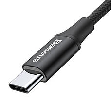Кабель для зарядки телефона/ смартфона Baseus Rapid USB - Type-C 2A 1 м Індикатор Чорний (CATSU-B01), фото 3