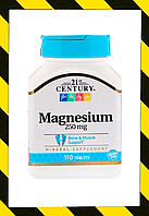 21st Century, Магній, 250 мг, 110 таблеток