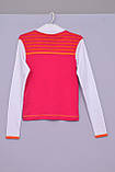 Джемпер блуза світильників для дівчаток трикотажний Л-169 зріст 122 - 128 малиновий, фото 2