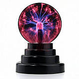 Куля плазмова Plasma ball 15 см, Tesla плазма нічник, плазмова куля з блискавками, фото 2