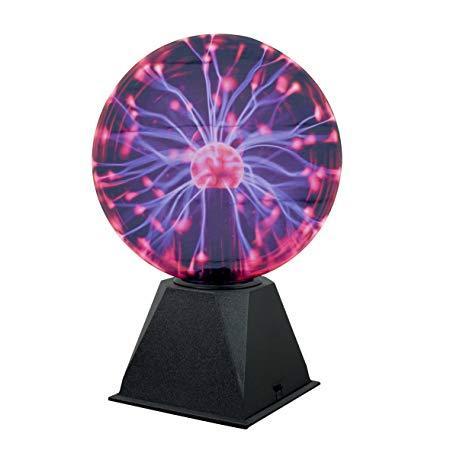 Куля плазмова Plasma ball 15 см, Tesla плазма нічник, плазмова куля з блискавками