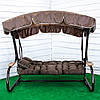 Гойдалки садові GreenGard Аланія Гойдалка з відкидною спинкою та москітною сіткою "Безкоштовна доставка", фото 2