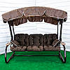 Гойдалки садові GreenGard Аланія Гойдалка з відкидною спинкою та москітною сіткою "Безкоштовна доставка", фото 4
