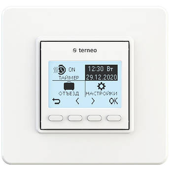 Терморегулятор програмований terneo pro (білий), програматор для теплої підлоги