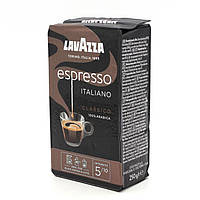 Кава мелена Lavazza Caffe Espresso 250гр 100% Арабіка Лавацца Оригінал Італія