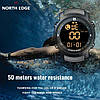 Чоловічий наручний годинник North Edge Laker 5BAR, фото 6