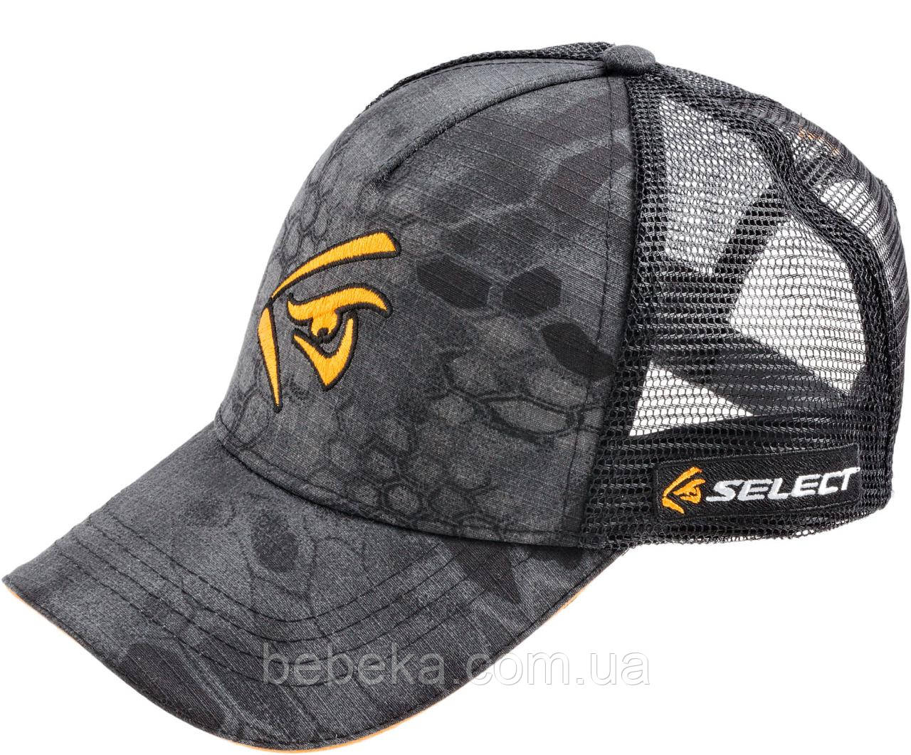 Кепка Select помаранчеве лого ц:pattern black (1870.16.90), фото 1