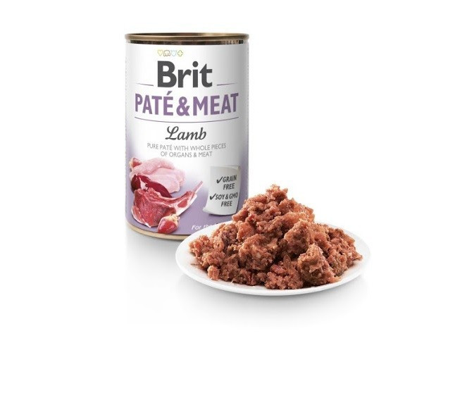 Консерви для собак Brit Paté & Meat Lamb (ягня) 400 г