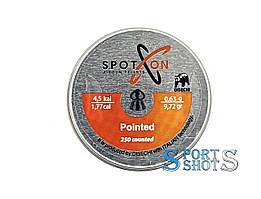 Кулі Spoton 4.5 мм, 0.63 г, 250 шт "Pointed"