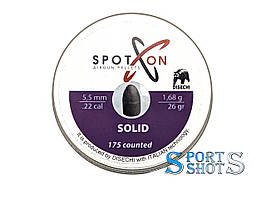 Кулі Spoton 5.5 мм, 1.68 г, 175 шт "Solid"