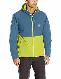 Чоловіча лижна куртка Spyder men's Berner Ski Jacket, Black/Green/Bright Yellow, XL