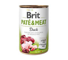 Консервы для собак Brit Paté & Meat Duck (утка) 400 г
