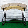 Гойдалки садові GreenGard Аланія Air Гойдалка з відкидною спинкою та москітною сіткою, фото 2