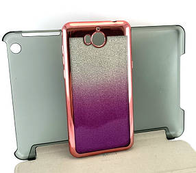 Чохол для Huawei Y5 2017 накладка Fasion Case бампер протиударний з принтом золотий