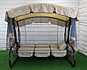 Гойдалки садові GreenGard Аланія Гойдалка з відкидною спинкою та москітною сіткою, фото 3