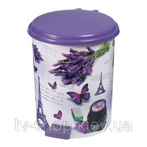 Відро з педаллю Лаванда 17 л, фото 1