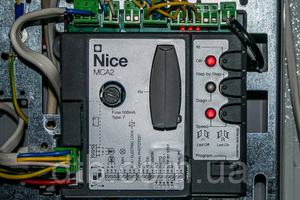 Плата MCA2 Блока Nice MC424 L Для Управления Распашными Воротами.