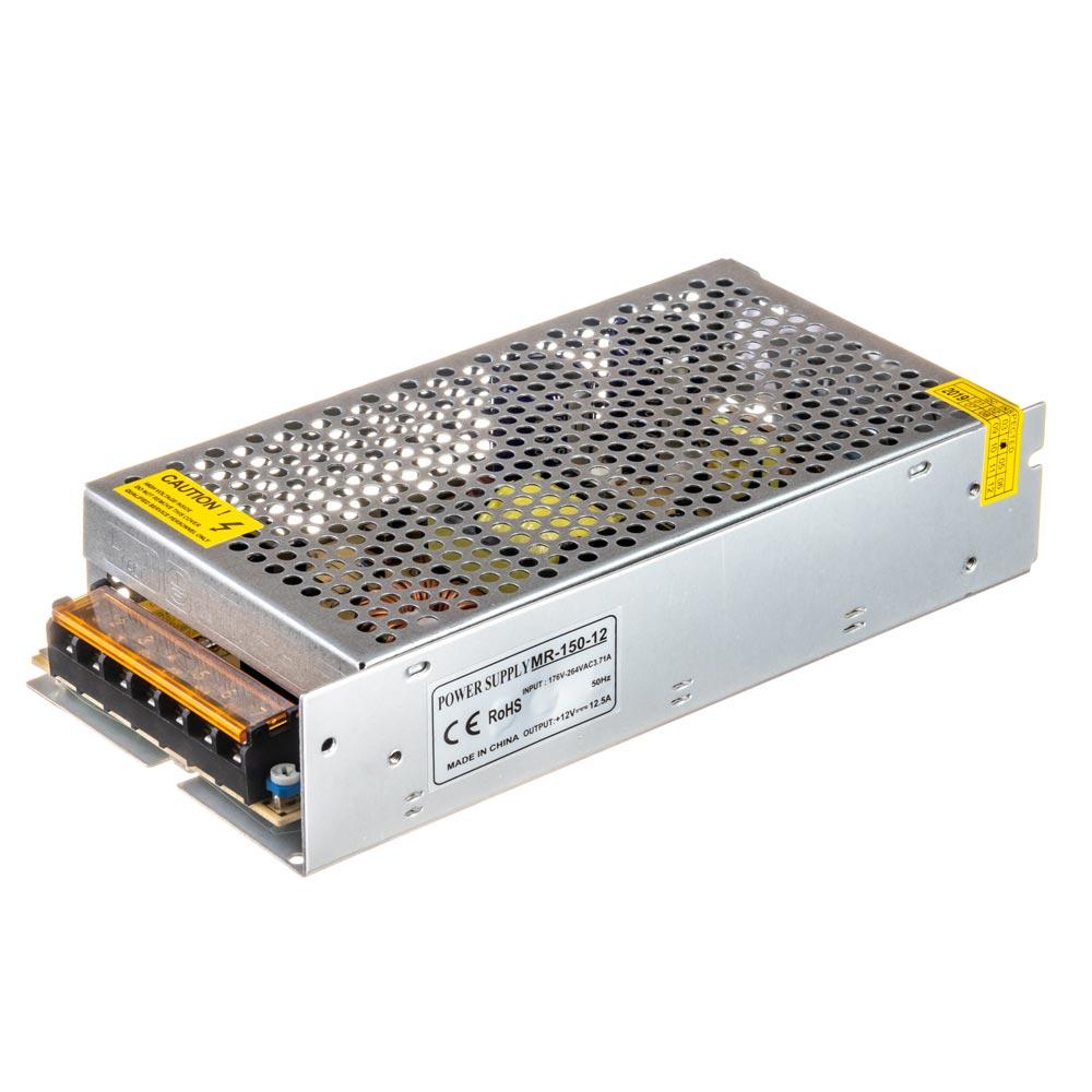 Led блок питания 12В MR/12.5A 150 Bт IP 20 (Блок живлення 12в, Трансформатор 12в)