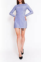 Нарядное платье-комбинезон голубого цвета люкс