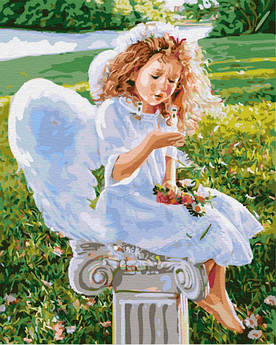 Картина за номерами Маленький ангел 40 х 50 см (BK-GX31186)