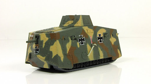 Танки Світу. Колекція №9 Німецький танк A7V | колекційна Модель в масштабі 1:72 | Арсенал-Колекція, фото 1