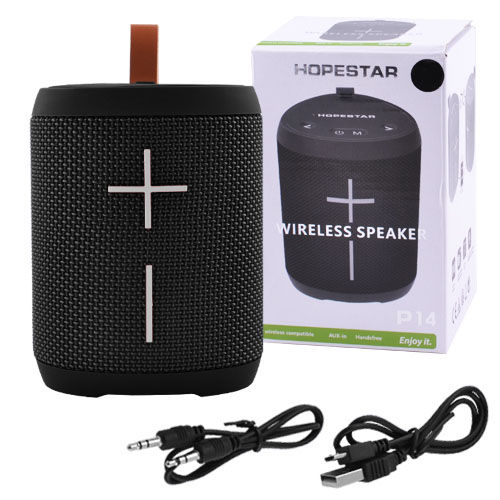 Портативная колонка HOPESTAR P14 Bluetooth, c функцией speakerphone, радио, черная - фото 2 - id-p1315996201