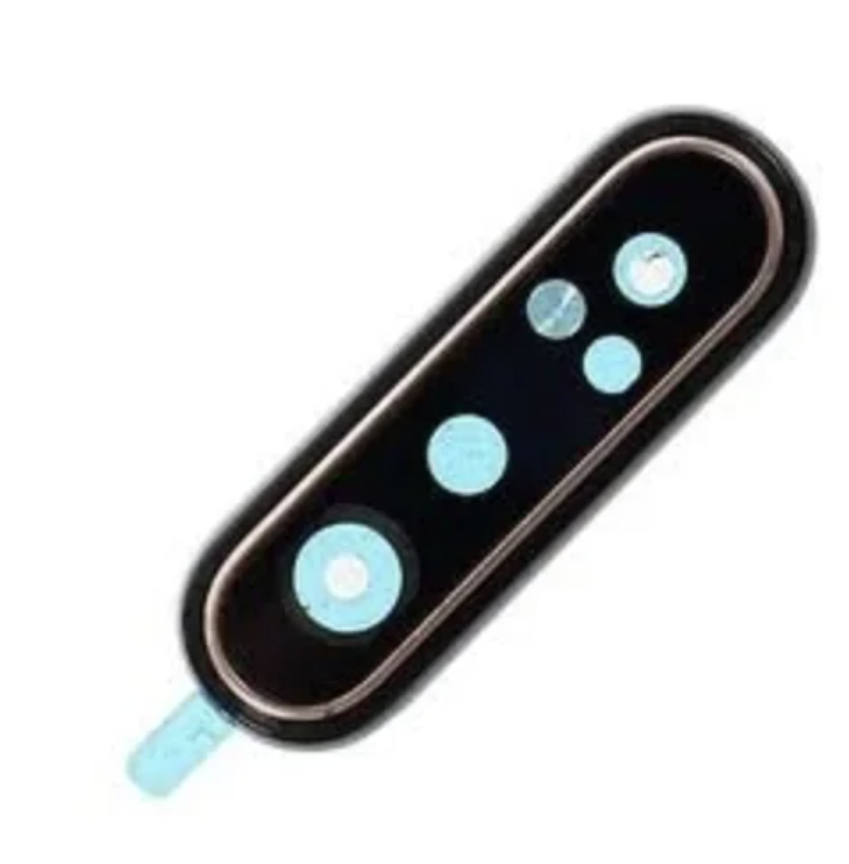 Скло камери Samsung A805F Galaxy A80 2019, з рамкою чорного кольору