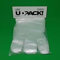 Перчатки полиэтиленовые прозрачные 100шт. в упаковке