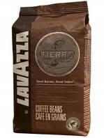 Кава в зернах Lavazza Tierra 1 кг оригінал Італія 100% арабіка