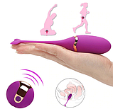 Віброяйце з пультом, вібро яйце з плавцем USB, інтимні іграшки стимулятори, фото 8